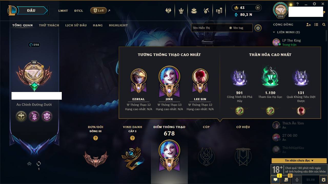 Acc #317995 - Full Chữ Ký T1 2025